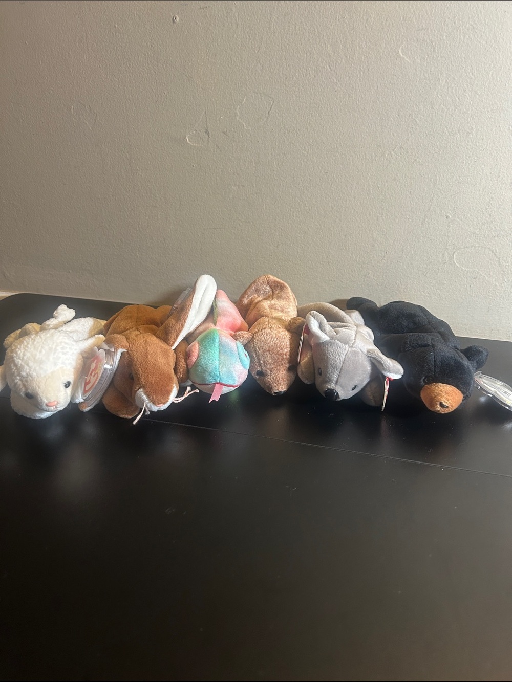Assorted Plush Animal Beanie Babies - Multicolor Set